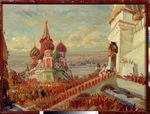 Fedorovsky, Fyodor Fyodorovich - Stage design for the opera A Life for the Tsar by M. Glinka