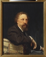 Repin, Ilya Yefimovich - Portrait of the author Count Aleksey Konstantinovich Tolstoy (1817-1875)