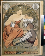 Mucha, Alfons Marie - Poster for the Societe Populaire des Beaux Arts