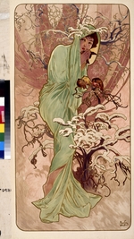 Mucha, Alfons Marie - Winter (From the Series Les Saisons)