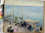Klodt (Clodt), Nikolai Alexandrovich - The Lake Geneva. Café