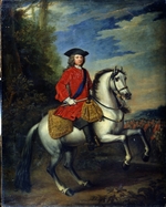 Kneller, Sir Gotfrey - Portrait of the King George I of Great Britain (1660-1727)