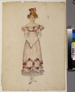 Osmiorkin, Alexander Alexandrovich - Costume design for the opera Eugene Onegin by P. Tchaikovsky