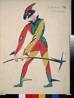 Tatlin, Vladimir Evgraphovich - Harlequin. Design for a fancy-dress