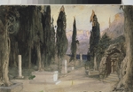 Polenov, Vasili Dmitrievich - Set design for the opera Orfeo ed Euridice by Ch. Gluck