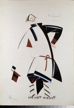 Tatlin, Vladimir Evgraphovich - Bogdan Sobinin. Costume design for the opera The Life for the Tsar by M. Glinka