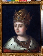 Antropov, Alexei Petrovich - Portrait of the regent Sophia Alekseyevna (1657-1704)
