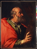 Strozzi, Bernardo - Head of an old man (Apostle Peter?)