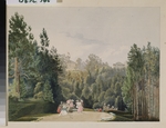 Sadovnikov, Vasily Semyonovich - Scene in a park