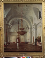 Zaryanko, Sergei Konstantinovich - View of the White Hall in the Winter palace in St. Petersburg