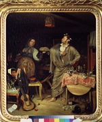 Fedotov, Pavel Andreyevich - Fresh Cavalier (Morning of a bureaucrat receiving his first cross)