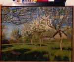 Levitan, Isaak Ilyich - Apple trees blooming