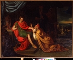 Padovanino - Priam tearfully supplicates Achilles, begging for Hector's body