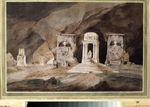 Hudfield, Henry - Old cemetery. Stage design for a theatre play