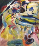 Kandinsky, Wassily Vasilyevich - The first abstract painting with a circle