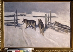 Stepanov, Alexei Stepanovich - Wolves. Winter night