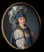 Russian master - The Actress and Singer Praskovya Zhemchugova (1768-1803) as Eliane in the A.E.M. Grétry Oper Les Mariages samnites