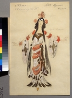 Korovin, Konstantin Alexeyevich - Costume design for the opera Ruslan and Lyudmila by M. Glinka