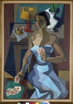 Metzinger, Jean - A woman playing cards