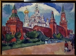 Baranov-Rossiné, Vladimir Davidovich - The Red Square in Moscow