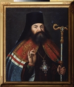 Russian master - Portrait of the Poet Theofan Prokopovich (1681-1736), Theologian and archbishop  of Novgorod