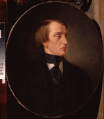 Gorbunov, Kirill Antonovich - Portrait of the Literary critic and Philosopher Vissarion Grigoryevich Belinsky (1811-1848)