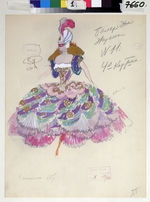 Brailovsky, Leonid Mikhaylovich - Costume design for the opera Don Juan by W.A. Mozart