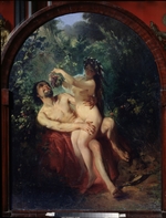 Makovsky, Konstantin Yegorovich - Satyr and Nymph