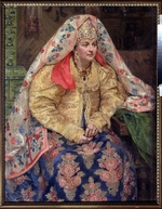 Kulikov, Ivan Semyonovich - Woman in Old Russian Dress
