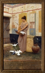 Bakalowicz, Stepan Vladislavovich - Woman With Doves
