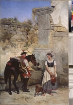 Willewalde, Gottfried (Bogdan Pavlovich) - Scene at the Well