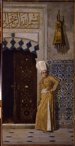 Vereshchagin, Vasili Vasilyevich - A eunuch before the door of the harem