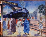 Rusakov, Nikolai Afanasyevich - The first train