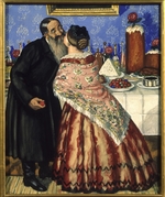 Kustodiev, Boris Michaylovich - The Paschal greeting
