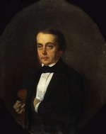 Gorbunov, Kirill Antonovich - Portrait of the author Ivan Goncharov (1812-1891)