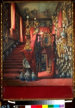 Premazzi, Ludwig (Luigi) - Staircase in the House of Baron Alexander von Stieglitz in Saint Petersburg