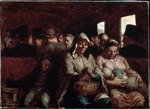 Daumier, Honoré - A Wagon of the Third Class