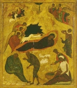 Russian icon - The Nativity of Christ