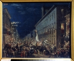 Briullov, Karl Pavlovich - A political Manifestation in Rome
