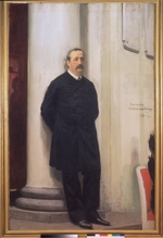 Repin, Ilya Yefimovich - Portrait of the composer and chemist Alexander Borodin (1833-1887)