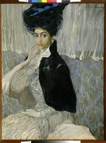 Bobrovsky, Grigori Mikhailovich - Portrait of Samoylova (Mrs Z)