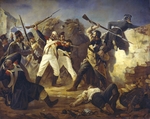 Babaev, Polidor Ivanovich - The Heroic deed of the Grenadier Leonty Korennoy at the Battle of the Nations of Leipzig on October 1813