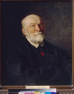 Repin, Ilya Yefimovich - Portrait of the scientist, doctor, pedagogue Nikolay I. Pirogov (1810-1881)