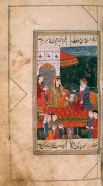 Mirza-Khan Kabuli - Miniature from the manuscript Divan