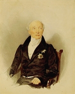 Briullov, Alexander Pavlovich - Portrait of the Secretary of State and reformers Count Michail Speransky (1772-1839)