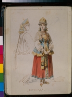 Charlemagne, Adolf - Costume design for the opera A Life for the Tsar by M. Glinka