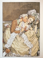 Somov, Konstantin Andreyevich - Illustration to The Book of Marquise by Franz Blei