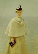 Dubovskoy, Nikolai Nikanorovich - Portrait of the artist's wife