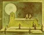 Lapiashvili, Georgi - Stage design for the theatre play Mindia Khogaya by K. Gamsakhurdia