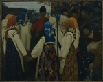 Ryabushkin, Andrei Petrovich - A Young Man Breaking into the Girls' Dance